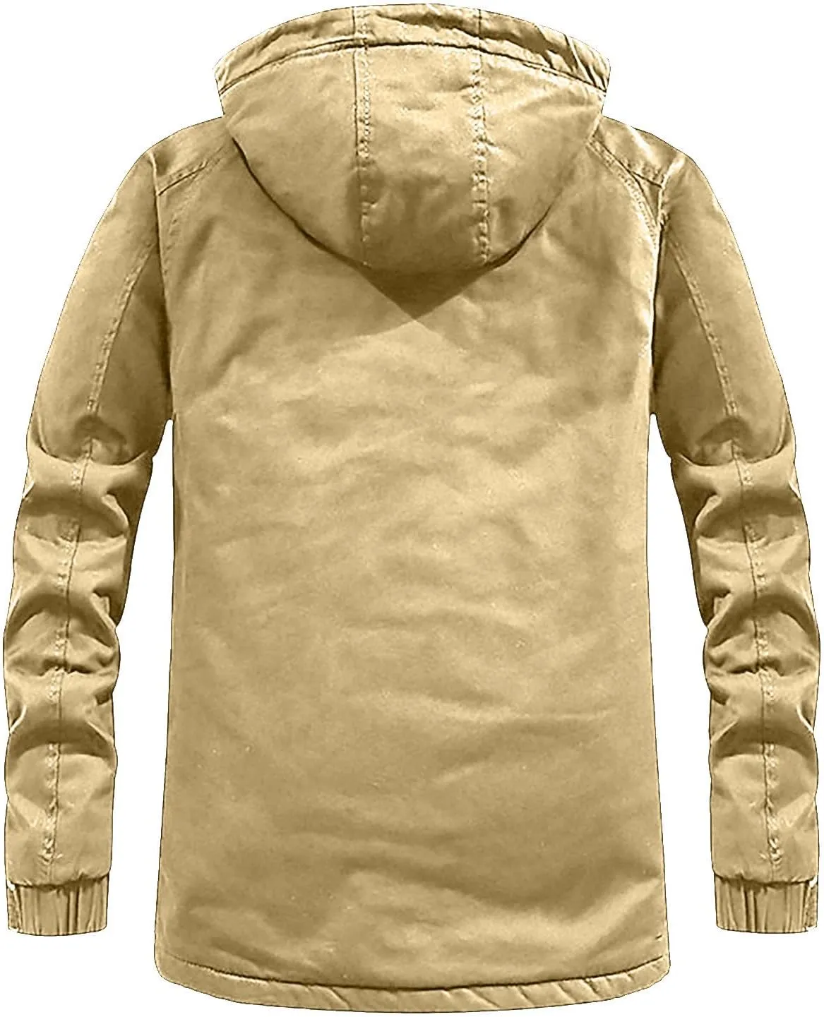 Ymosrh Men's Jackets Coat with Hood Waterproof Windproof Hiking Coat Lightweight Windbreaker Jacket, M-4XL
