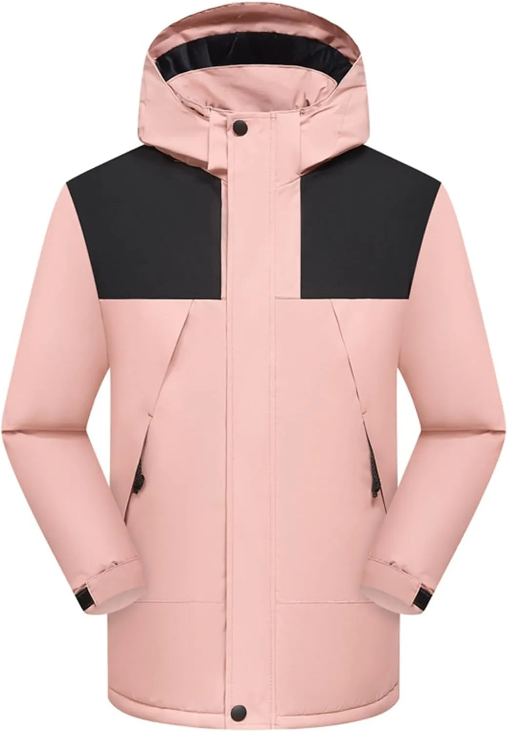 Ymosrh Men's Jackets Hooded Waterproof Windproof Raincoat Jacket Mens, M-4XL
