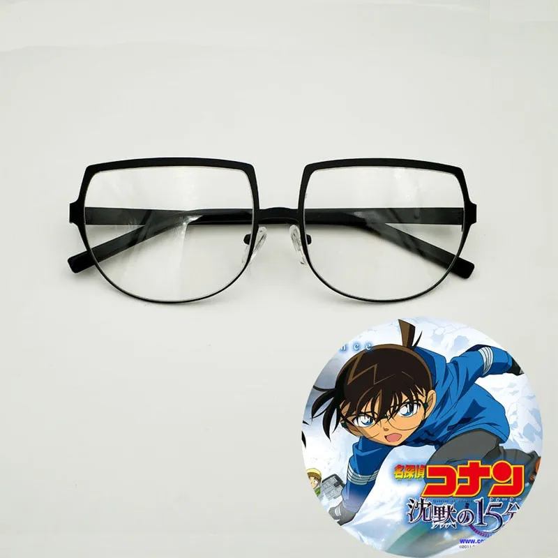 Yujo Unisex Cosplay Full Rim Flat Top Round Alloy Eyeglasses Y007