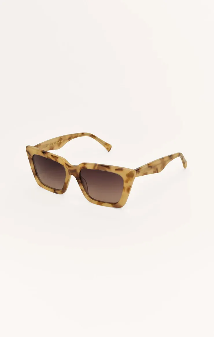 Z Supply Feel Good Sunglasses - Blonde Tort - Gradient