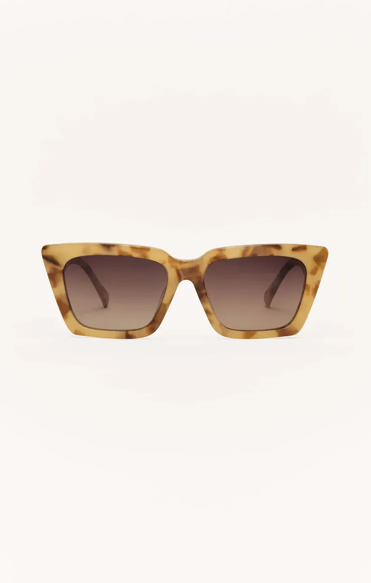 Z Supply Feel Good Sunglasses - Blonde Tort - Gradient
