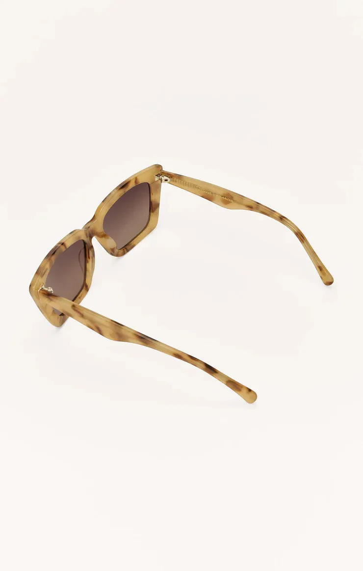 Z Supply Feel Good Sunglasses - Blonde Tort - Gradient