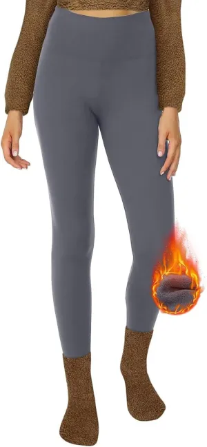 ZEFOTIM Lined Leggings for Women Warm Holiday Plus Size Tight Cute Tights Trendy High Waist Workout Pants