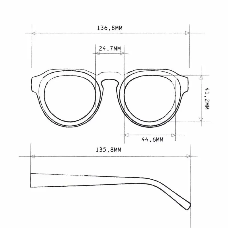 ZENO SUNGLASSES - Yellow with 3 Dots