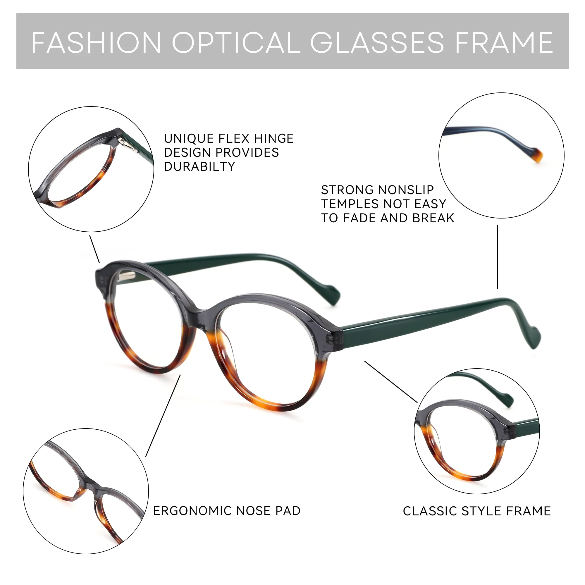 Zenottic Eyeglasses Zenobia
