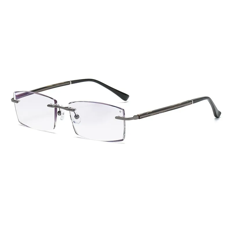 Zirosat 52033 Men's Eyeglasses Alloy Titanium Rimless