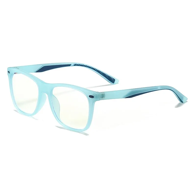 Zirosat Children's Unisex Full Rim Square Tr 90 Eyeglasses 5102