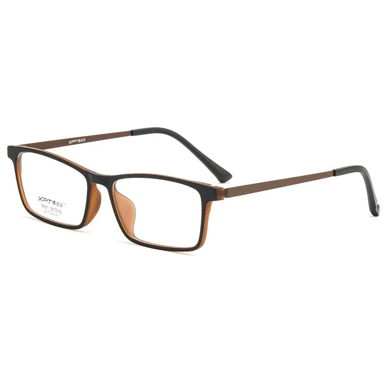 Zirosat Unisex Full Rim Square Tr 90 Titanium Eyeglasses  9821