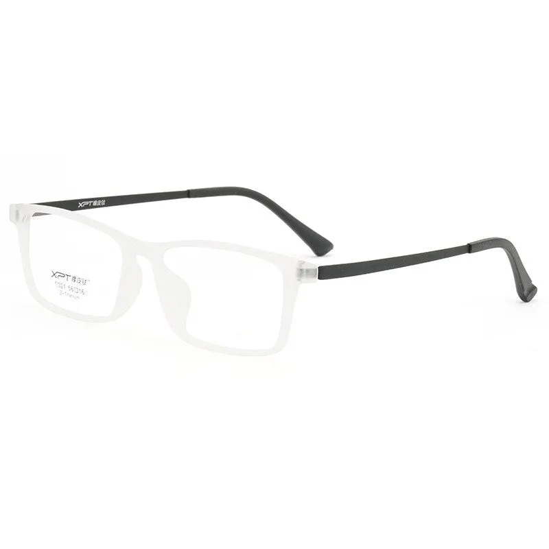 Zirosat Unisex Full Rim Square Tr 90 Titanium Eyeglasses  9821