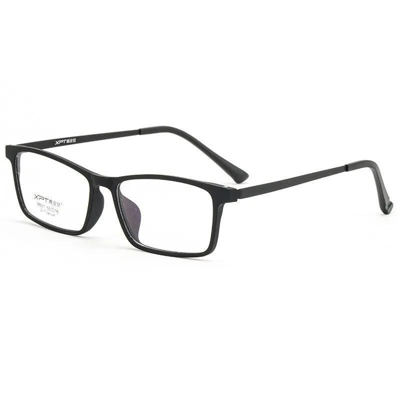 Zirosat Unisex Full Rim Square Tr 90 Titanium Eyeglasses  9821
