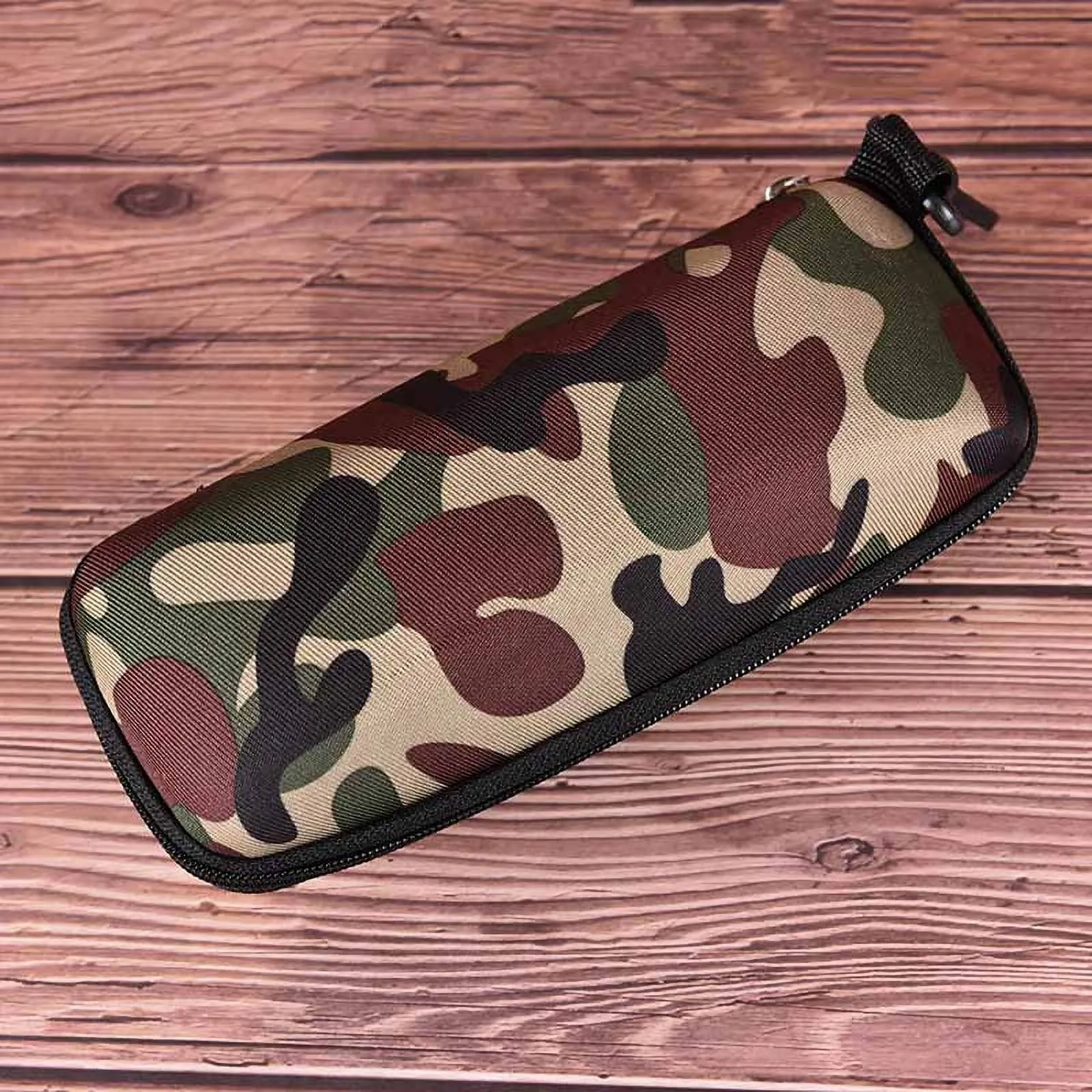 ZUARFY Glasses Box Sunglasses Case Camouflage Storage Protector Zipper Unisex Container